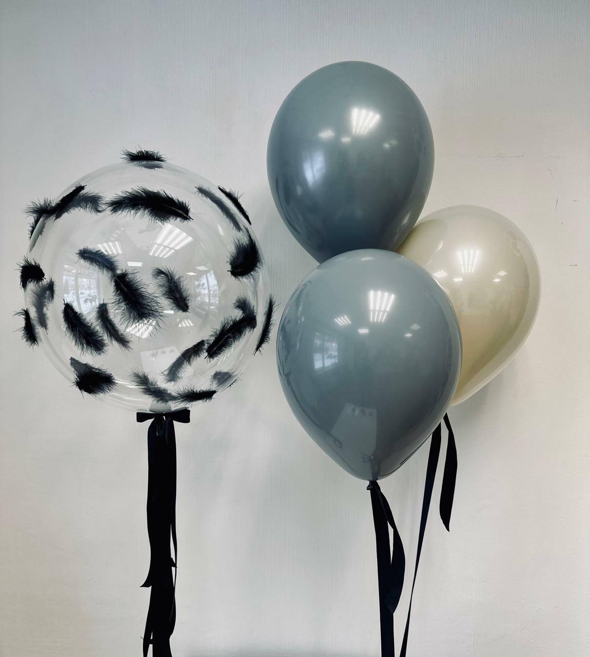 Шары в технике дабл стафф
на лентах